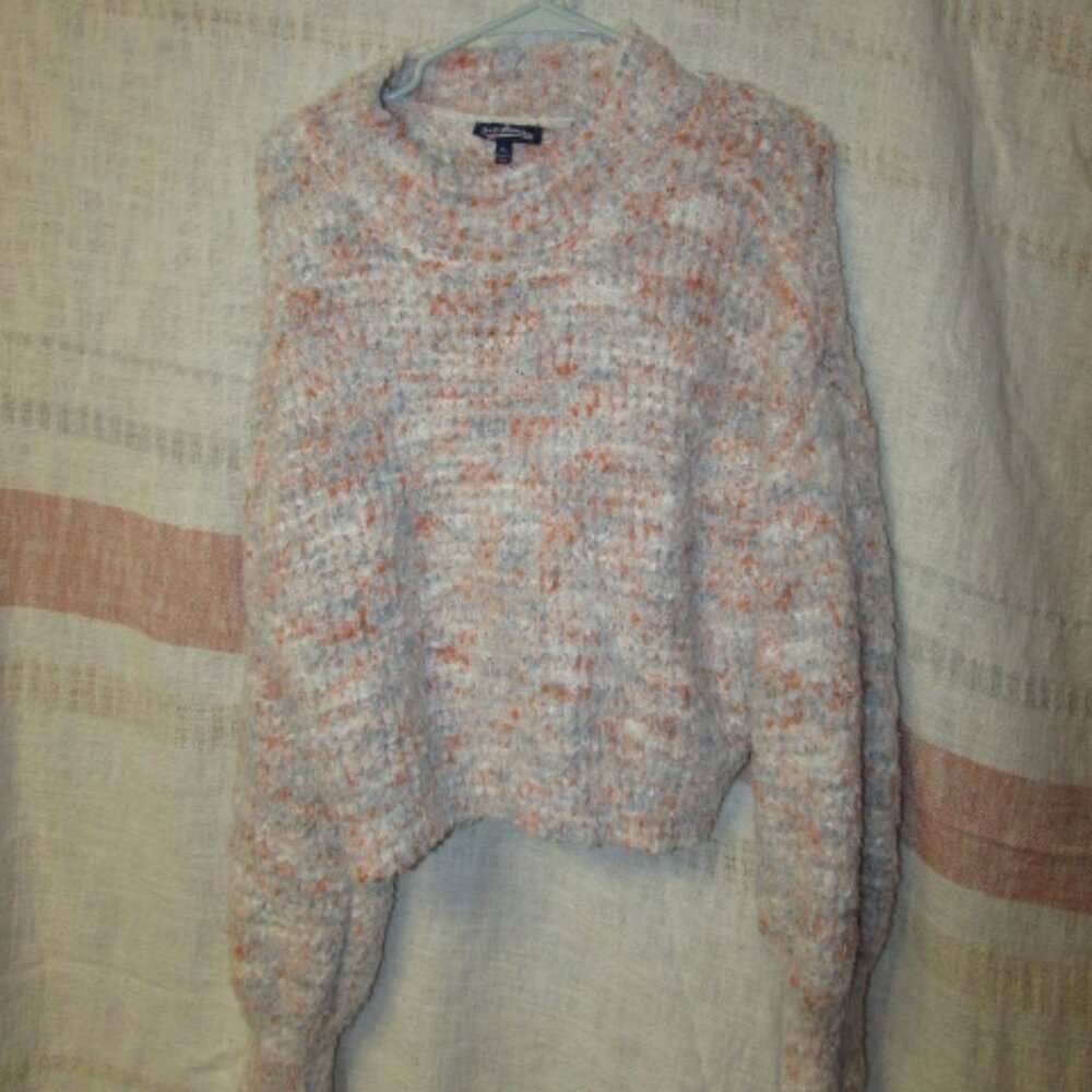 Super Soft Fuzzy Multicolored Sweater
